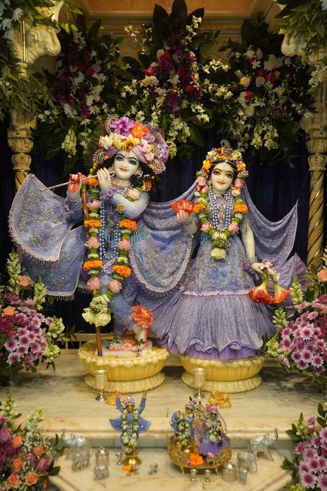 Iscon Temple Radha Krishna, Radhakrishnan Images, Krishna Shringar, God Mantra, Flower Garland Diy, Iskcon Temple, राधा कृष्ण, Paid Partnership, Radhe Krishna Wallpapers