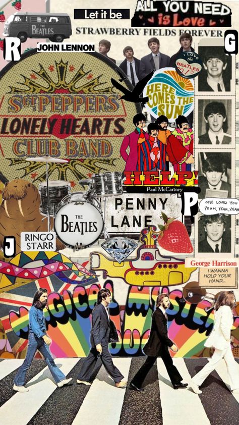 All you need is love #art #wallpaper #music #vibes #vintage #thebeatles #thebeatlesaesthetic #thebeatlescollage #fabfour #paulmccartney #johnlennon #georgeharrison #ringostarr #liverpool #rocknroll Beatles Wallpaper, Beatles Love, Sick Designs, Wallpaper Music, Beatles Pictures, Arte Punk, Music Vibes, Something In The Way, Beatles Art