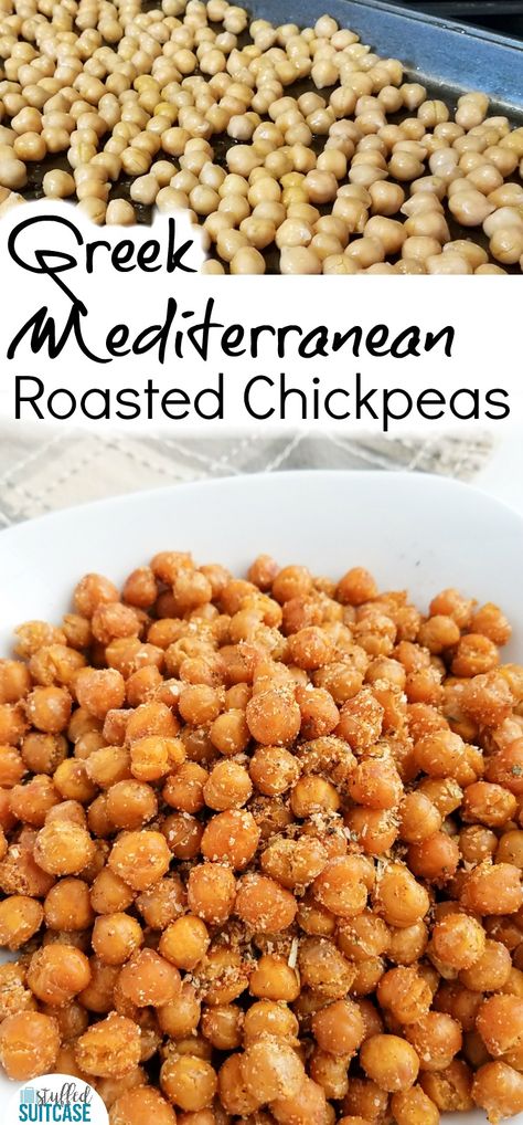 Weight Watchers Brownies, Roasted Chickpeas Recipe, Roasted Garbanzo Beans, Cooking Garbanzo Beans, Mediterranean Snacks, Chickpea Recipes Roasted, Chickpeas Recipe, Bean Snacks, Road Trip Food