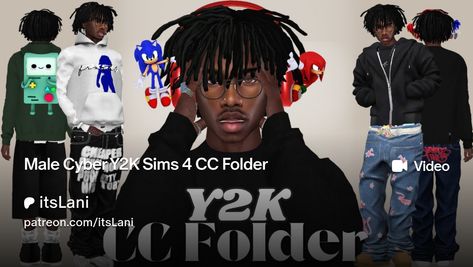 Male Cyber Y2K Sims 4 CC Folder | itsLani Sims Guys Cc, Sims 4 Men Cc Folder, Sims 4 Cc Folder Download Male, Sims 4 Male Alt Cc, Sims 4 Black Male Cc Folder, Sims 4 Male Cc Alpha, Sims 4 Male Cc Folder, Y2k Sims 4 Cc, Sims 4 Y2k