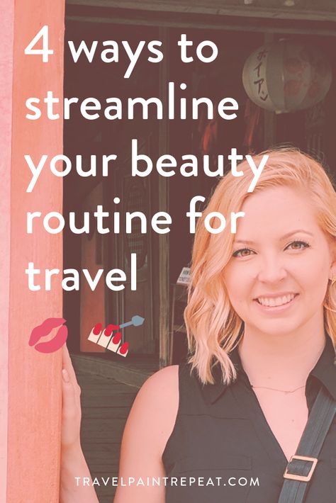 4 ways to simplify your beauty routine for travel — travel. paint. repeat. Minimum Makeup, Natural Skin Moisturizer, Wave Spray, Travel Fashion Girl, Face Routine, Daily Beauty Routine, Simple Makeup Looks, Facial Sunscreen, Travel Beauty