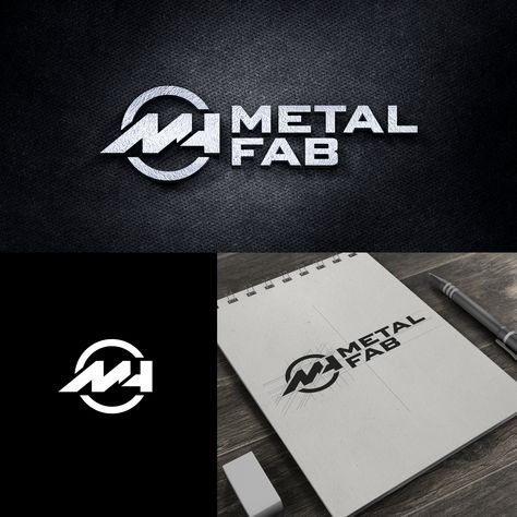 Design #166 by .May | New company logo for metal fab company Steel Company Logo Design, Metal Logo Design Ideas, Welding Company Logo, Metal Company Logo, Welding Logo Design Ideas, Welding Logo Design, Fabrication Logo, Mechanic Logo Design, Welding Logo