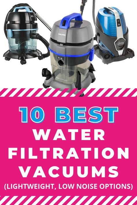 A good vacuum is effective without breaking your back or bursting your eardrums. That's one additional reason why we love the 10 best water filtration vacuums on our list. We know you'll love them too. Water Vacuum, Best Vacuum, Best Water, Cleaning Appliances, Vacuum Cleaners, Water Filtration, Pool Towels, Vacuums, Reason Why