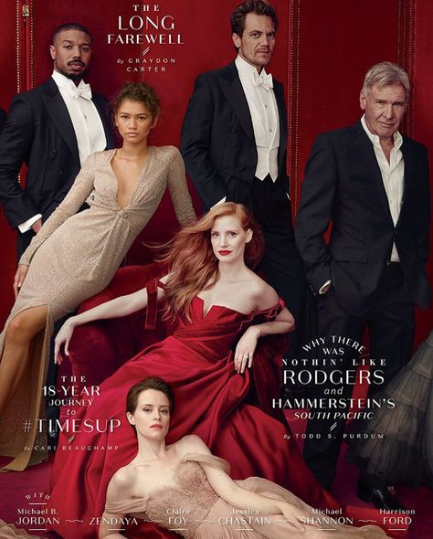 Group Photo Poses, Graydon Carter, Zendaya Style, Annie Leibovitz, Zendaya Coleman, Family Posing, Jessica Chastain, Fashion Portrait, Family Photoshoot