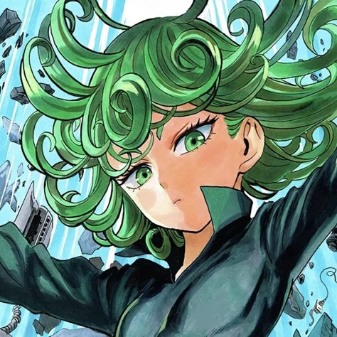 Tatsumaki One Punch Man, Punch Man, One Punch, One Punch Man, Green Hair, Anime Character, Green, Anime, Hair