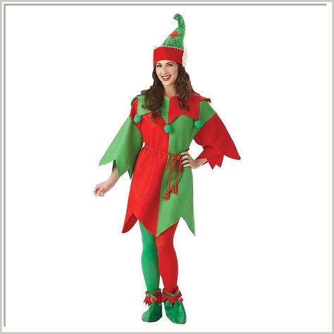 Looking for an easy and fun elf costume for your kids this holiday season? Try making your own costume using inexpensive materials! Diy Elf Costume For Kids, Elf Costume For Kids, Elf Tunic, Diy Elf Costume, Santa's Helper Costume, Diy Elf, Fairy Wings Costume, Green Costume, Christmas Elf Costume