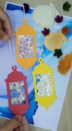 Diy For Ramadan, Ramadan Art For Kids, Craft Ramadan For Kids, Islamic Art And Craft, Eid Al Fitr Crafts For Kids, Eid Art And Craft, Eid Crafts For Preschool, Eid Crafts Ideas, Ramadan Crafts For Preschoolers