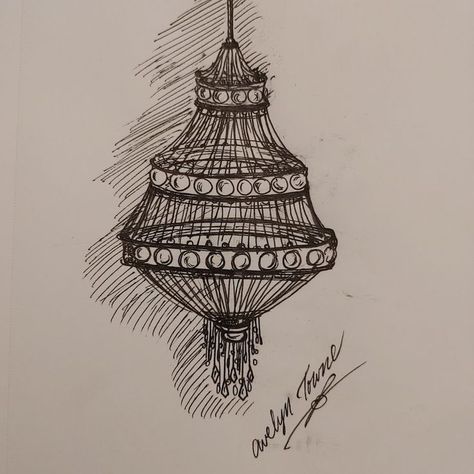 Chandelier Drawing Simple, Chandelier Sketch, Chandelier Drawing, Bathroom Chandelier, Linoleum, Commercial Design, Pencil Sketch, Art Class, Art Stuff