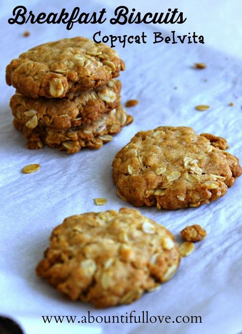 Belvita Recipe, Breakfast Biscuit Recipe, Belvita Breakfast Biscuits, Healthy Breakfast Snacks, Anzac Biscuits, Breakfast Biscuits, Soft Bakes, Baked Banana, Breakfast Bars