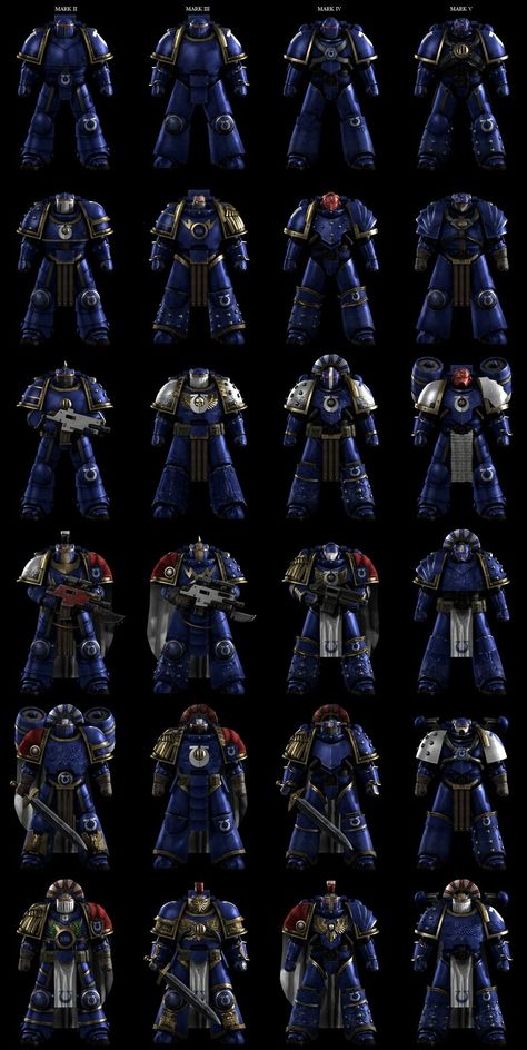 WH40k chapter marines Ultramarines 30k Art, 30k Ultramarines, Warhammer 40000 Miniatures, Space Marine Legions, Space Marines 40k, Warhammer 40k Space Marine, Space Marine Art, 40k Space Marine, Warhammer 40k Memes