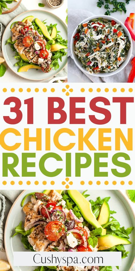 Dive into a world of flavor with our chicken recipes for dinner! These healthy meal ideas will delight your taste buds while keeping your waistline slim. Quick east recipes, designed for any day of the week. Healthy living never tasted so good! Baked Split Chicken Breast, Chicken Zucchini Pasta, Spinach Feta Chicken, Chicken Lentil Soup, The Best Chicken Recipes, Baked Chicken Cutlets, Chicken Lentil, East Recipes, Chimichurri Chicken