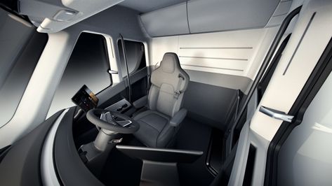 Electric Semi Truck, Tesla Truck, Tesla Semi Truck, Semi Trucks Interior, New Tesla, Electric Truck, Tesla Motors, Tesla Car, Tesla S