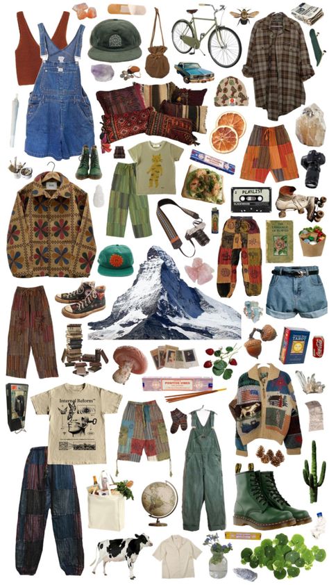 mountain hippie ⛰️ 7th Grade Outfits, Goblin Core, Cozy Outfit, Create Collage, Creative Play, Cut Out, Cute Outfits, Bring It On