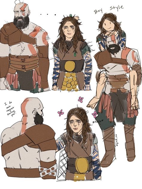 Kratos And Freya Fanart, Freya X Kratos, God Of Wars Ragnorak Fanart, Freya God Of Ragnarok, Kratos And Atreus Fanart, Kratos X Freya, Kratos And Freya, Kratos Fanart, Atreus Fanart