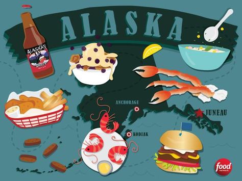 Find the best smoked salmon, chowder, crab, halibut and more at these restaurants in Juneau, Anchorage and beyond. Alaskan Recipes, Alaska Party, Alaska Food, Alaskan Food, Best Smoked Salmon, Salmon Eggs, Alaska Fishing, King Salmon, State Foods