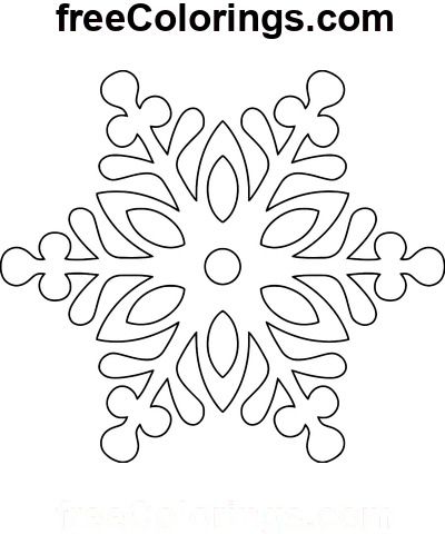 Nice Looking Christmas Snowflake – Free Printable Coloring Pages Snowflakes For Kids, Snowflake Printable, Snowflake Coloring Pages, Snowflake Images, Snowflake Stencil, Snowflake Template, Simple Snowflake, Love Coloring Pages, Halloween 20