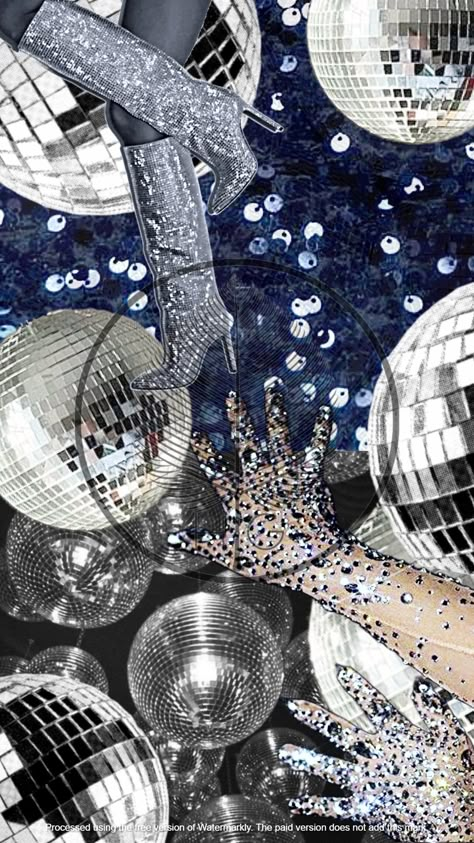 A digital collage in the glamourous disco aesthetic. Perfect for desktops, tablets, and phones! Digital Collage Aesthetic, Disco Glam Aesthetic, Disco Collage, Remix Aesthetic, Collages Aesthetic, Wallpapers Collage, Cool Screensavers, Aesthetics Collage, Party Collage