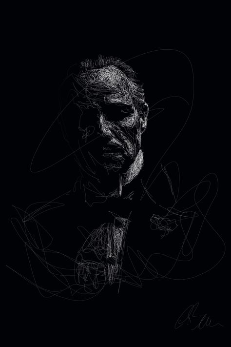 Ipad Wallpaper Painting, Movie Character Paintings, The Godfather Aesthetic, Godfather Aesthetic, The Godfather Wallpaper, Digital Art Ipad, Art Scribble, Brochure Graphic, Godfather Movie