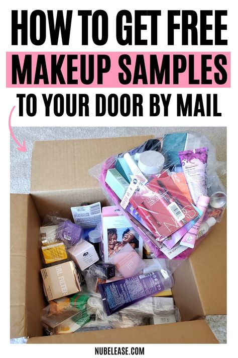 How to get free makeup samples to your door by mail! How To Get Free Makeup Samples, How To Get Free Stuff, Free Beauty Samples Mail, Free Makeup Samples Mail, Free Samples Without Surveys, Free Perfume Sample, Free Sample Boxes, Get Free Stuff Online, Hack My Life