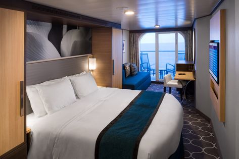 Cruise Rooms & Suites | Oasis of the Seas | Royal Caribbean Cruises Cruise Rooms, Ocean View Balcony, Anthem Of The Seas, Symphony Of The Seas, Best Cruise Ships, Harmony Of The Seas, Royal Caribbean International, Carnival Cruise Line, Celebrity Cruises