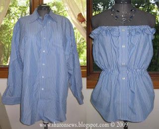 I have made this before but I tweaked it with lace and I made straps because this curvy girl can NOT go sans bra! Mens Shirt Refashion Dress, Gamle T Shirts, Mens Shirt Refashion, Ruffle Tube Top, Diy Vetement, Shirt Refashion, Old Shirts, Diy Shirt, Upcycle Clothes