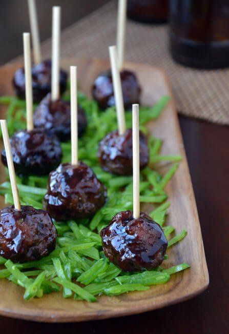 Meatball Appetizer Recipes, Meatball Appetizer, Asian Meatballs, Glazed Meatballs, Just A Taste, Blackberry Jam, Meatballs Recipe, Meatball Recipes, Appetizers For Party