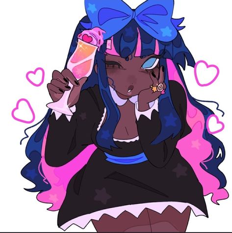 Blasian stocking from pswgb art Black Stocking Anarchy, Stocking Anarchy Icon Fanart, Black Panty And Stocking Fanart, Panty And Stocking Black Fanart, Stocking Anarchy Fanart, Cutecore Art Style, Panty And Stocking Fanart, Poc Icons, Stocking Anarchy