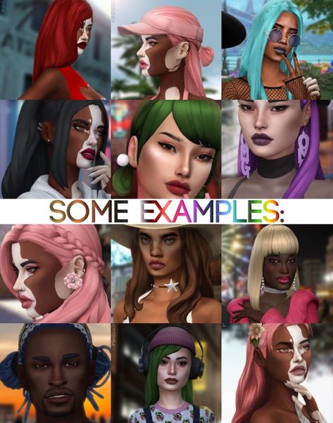 Candy Sims 4: Hair Color palett Sims 4 Hair Color Palette, Sims 4 Hair Color Palette Cc, Sims 4 Color Palette, Sims 4 Hair Color, Candy Hair Color, Hair Color Palette, My Color Palette, Candy Hair, Sims 4 Downloads