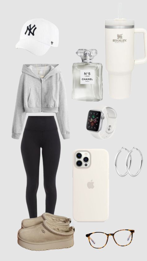 Gray Outfit, Cute Nike Outfits, Grey Outfit, Cute Nikes, Nike Outfits, Nike, Polyvore, Grey, Clothes