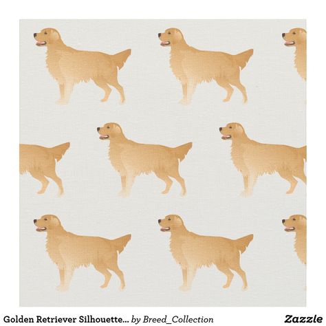 Golden Retriever Illustration, Golden Retriever Drawing, German Longhaired Pointer, Golden Retriever Silhouette, Golden Retriever Art, Flat Coated Retriever, Golden Dog, Dog Silhouette, Pattern Wallpaper