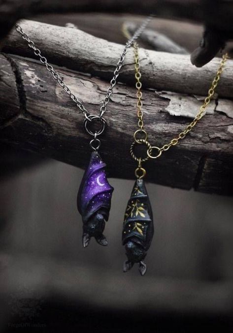 Witch Gifts, Branch With Leaves, Flying Fox, Foxes Necklace, Gothic Necklace, Magical Jewelry, Jewelry Tags, Fantasy Jewelry, Gothic Jewelry