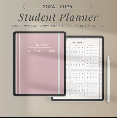 Feeling overwhelmed by your coursework? 🤯 Our digital student planner is here to save the day! Designed with busy students in mind, it’s packed with features to help you stay organized, boost productivity, and achieve your academic goals. From scheduling classes and assignments to tracking your grades and setting reminders, our planner has you covered. Ready to take control of your academic life? Link in bio to shop now. ✨📚 • • • • #digitalplanners #digitalplanner #studygram #digitalplannin... Goodnotes College Planner, Planners 2024, Digital Academic Planner, Penly App, Calendar Goodnotes, Digital Student Planner, Digital Planner For Ipad, Planner School, Ipad Kid