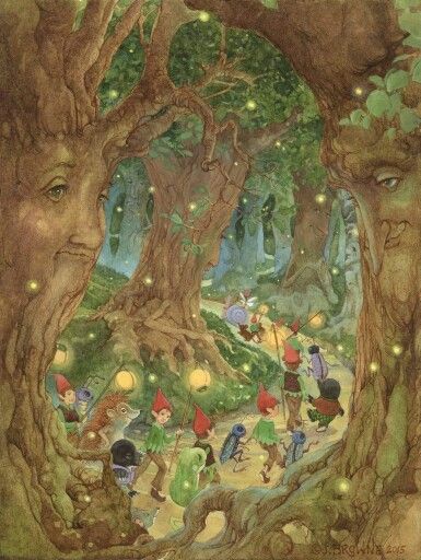 동화 삽화, Arte Indie, Magical Night, 카드 디자인, Fairy Aesthetic, Fairytale Art, Arte Fantasy, Magical Forest, Art Collage Wall