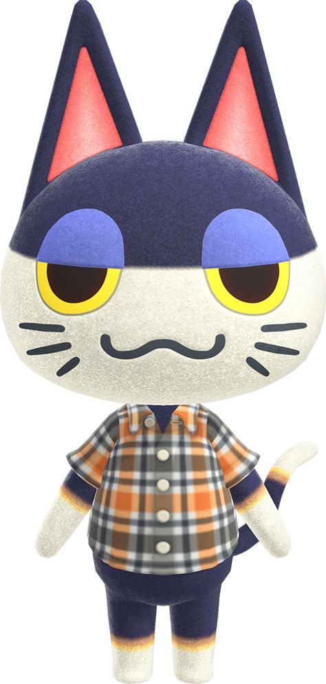 Punchy is a cat villager in the Animal Crossing series with a lazy personality. His name may come from the word "punchy," which means being groggy or dazed from a series of punches. His catchphrase is the sound of shrugging combined with sighing, which relates to his lazy personality. His picture quote from Animal Crossing: Wild World also relates to his personality, known for being laid back. Punchy was featured on the cover of Animal Crossing, in the upper window on the side with Mitzi, anothe Animal Crossing Cats, Mod Wall, Blue Bookcase, Animal Crossing Wiki, Aries Birthday, Cat Towers, Picture Quote, Animal Crossing Wild World, City Folk