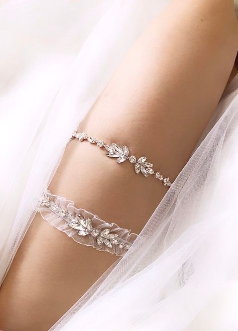 Diamond Garter, Wedding Garter Simple, White Garter Bridal, Bridal Garter Crystal, Lace Wedding Garter Set, Rhinestone Garter, Wedding Garter Lace, Bridal Garters Set, Bridal Sash Belt