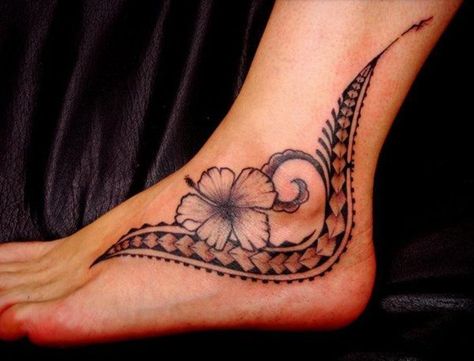 The feminine Polynesian inspired tattoo features style and elements Samoan Tatau, lily flower, spear heads. Ta Moko Tattoo, Ankle Tattoo For Girl, Polynesian Tattoos Women, Ankle Tattoo Designs, Maori Tattoos, Polynesian Tattoos, Polynesian Tattoo Designs, Maori Tattoo Designs, Foot Tattoos For Women