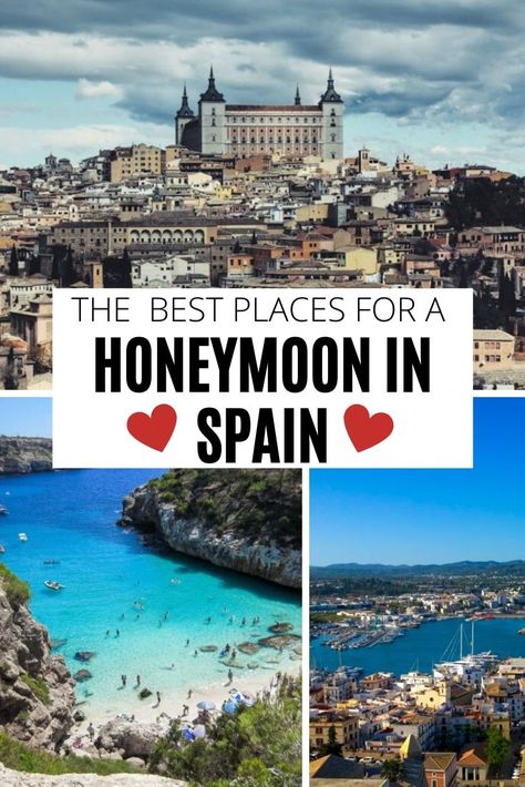 Looking for the most romantic things to do in Spain? Check out this list of places where you can spend your romantic Spain honeymoon. Honeymoon In Spain, Things To Do In Spain, Spain Honeymoon, Top Honeymoon Destinations, Europe Honeymoon, Places In Spain, Spain Travel Guide, Romantic Things To Do, Most Romantic Places