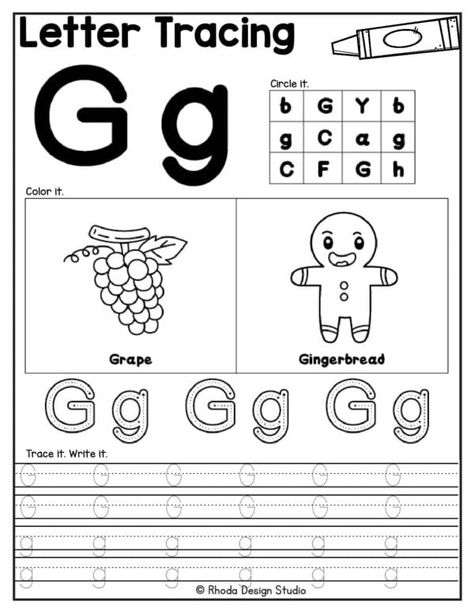 Letter G Coloring Pages Preschool Letter G Activities, G Is For, Letter G Worksheets For Preschool, Letter G Crafts For Preschoolers, G Coloring Pages, Letter G Crafts, Letter G Activities, Preschool Letters, Alphabet Worksheets