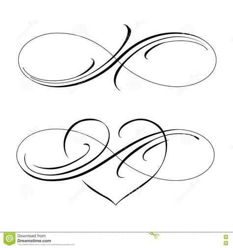 Infinity Tattoo Designs, Inspiration Tattoos, Infinity Tattoos, Tattoo Lettering Fonts, Heart Tattoo Designs, Hand Lettering Alphabet, Lettering Styles, Mom Tattoos, Symbolic Tattoos