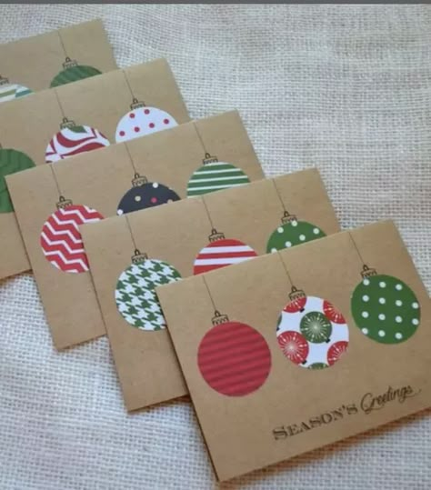 45+ Easy and Fun Christmas Cards for Kids to Make - HubPages Kraft Christmas Cards, Cards For Kids To Make, Christmas Cards For Kids, Button Christmas Cards, Handcrafted Christmas Cards, Fun Christmas Cards, Create Christmas Cards, Christmas Cards Kids, Simple Christmas Cards