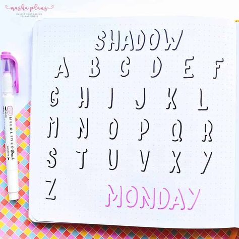 Unique Handwriting Fonts, Lettering Alphabet Fonts Simple, Simple Font Ideas, Journaling Font Ideas, Font Styles Alphabet Lettering Ideas, Easy Font Ideas, Best Hand Writing Fonts, Cute Journal Fonts, Cute Fonts Alphabet Simple