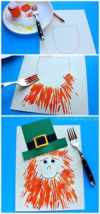 Leprechaun Craft, Fete Saint Patrick, March Crafts, St Patricks Crafts, St Patricks Day Crafts For Kids, St Patrick Day Activities, March Activities, St Patrick's Day Crafts, Daycare Crafts