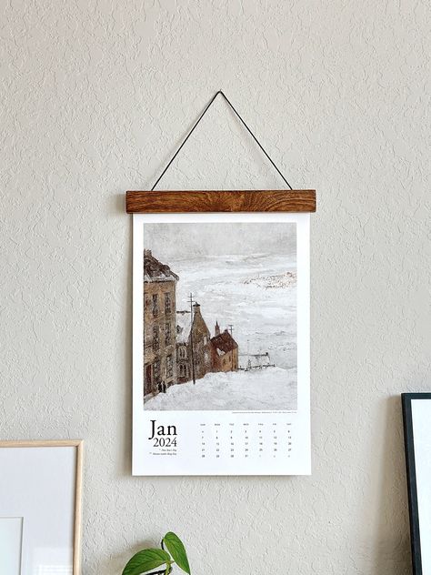 2024 Calendar vintage art 2024 Wall Calendar, Calendar On Wall, Office Wall Calendar, Paint Calendar, Calendar Design Layout, 2024 List, Calendar Vintage, Wall Calendar Design, Vintage Art Wall