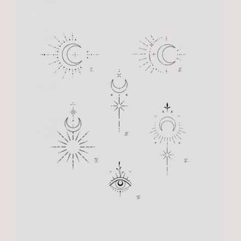 100 idées de tatouages lune pour femme Sonne Mond Tattoo, Tattoo Dos, Mystical Tattoos, Tattoo Project, Tattoo Stencil, Dainty Tattoos, Tattoos Ideas, Tattoo Stencils, Moon Tattoo