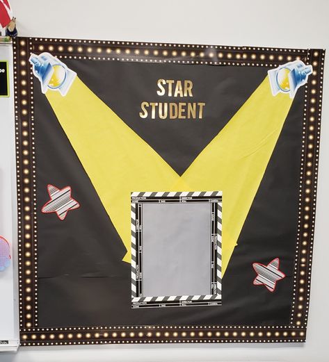 Star Student Bulletin Board, Star Student Board, Student Bulletin Board, Spotlight Bulletin Board, Star Student Of The Week, Star Student Poster, Drama Studio, Star Bulletin Boards, Theatre Classroom