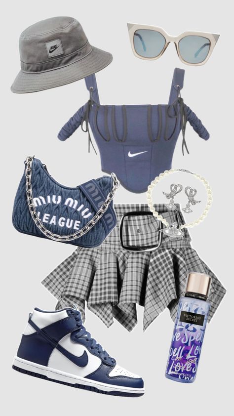 Outfit Inspo! #outfitinspo #outfit #outfitideas #y2k #y2kaesthetic #fashion #fashioninspo #summer #nyc #city #cute #fitinspo #aesthetic #aestheticgirl #blue #grey #streetwear #sporty #nike #trendy Cultural Day At School Ideas, Brown Cargo Pants Outfit, Outfit Styling Ideas, Brown Cargo Pants, Outfit Styling, Cargo Pants Outfit, Blue Outfit, Styling Ideas, At School