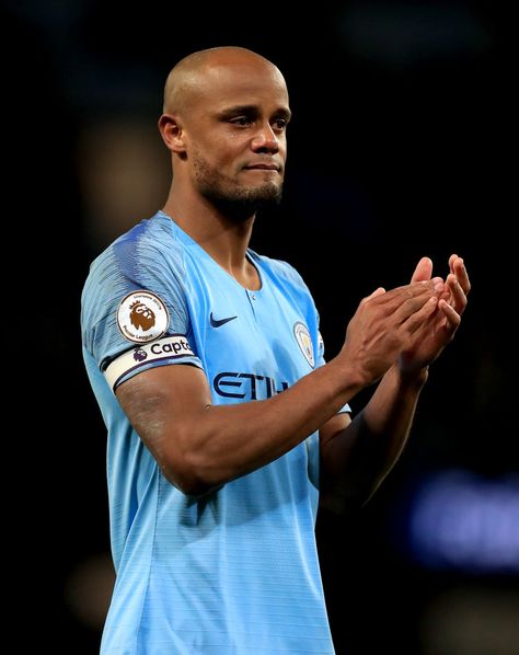 Manchester City's Vincent Kompany celebrates after the final whistle Manchester City v Leicester City - Premier League - Etihad Stadium 06-05-2019 . (Photo by  Mike Egerton/EMPICS/PA Images via Getty Images) Vincent Kompany Wallpapers, Kompany Manchester City, Belgium Players, Belgium National Football Team, Manchester City Wallpaper, Vincent Kompany, Premier League Teams, Models To Draw, Manchester City Football Club