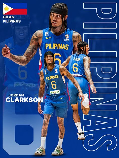 Jordan Clarkson wearing the PILIPINAS jersey to represent his roots Gilas Pilipinas, Polynesian Tattoo Sleeve, Boy Streetwear, Cool Basketball Wallpapers, Slam Magazine, Jordan Clarkson, Kobe Bryant Pictures, Basketball Photos, Basketball Posters