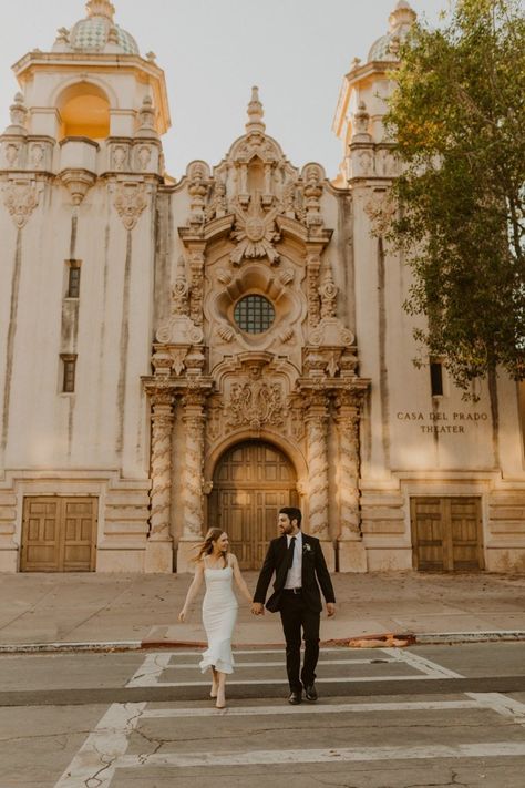 Balboa Park Wedding | San Diego Wedding Photographer Balboa Park Elopement, Balboa Park San Diego Photo Shoot, Balboa Park Wedding Photos, San Diego Courthouse Wedding, Balboa Park Engagement Photos, Balboa Park Photoshoot, Balboa Park Wedding, Wedding Elopement Ideas, San Diego Engagement Photos