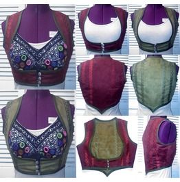 Turkish Style Reversible Vest--cool vest style might work with costume. Underbust Vest Pattern, Turkish Vest Pattern, Ren Faire Diy, Underbust Vest, Turkish Vest, Ren Faire Costume, Steampunk Goth, Fair Outfits, Vests For Women